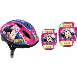 Disney Combo casque, genouillères et coudières Minnie