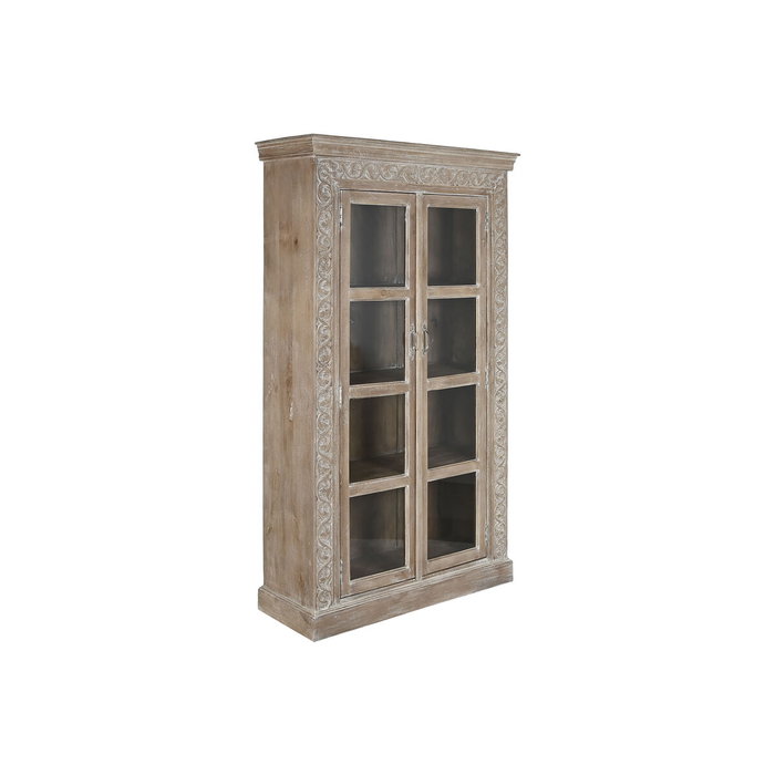 Présentoir Home ESPRIT Blanc Bois de manguier 120 X 44 X 210 cm Présentoir Home ESPRIT Blanc Bois de manguier 120 X 44 X 210 cm
