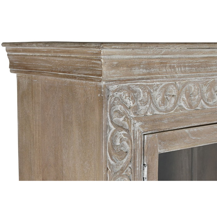 Présentoir Home ESPRIT Blanc Bois de manguier 120 X 44 X 210 cm Présentoir Home ESPRIT Blanc Bois de manguier 120 X 44 X 210 cm