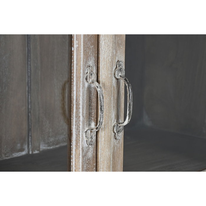 Présentoir Home ESPRIT Blanc Bois de manguier 120 X 44 X 210 cm Présentoir Home ESPRIT Blanc Bois de manguier 120 X 44 X 210 cm