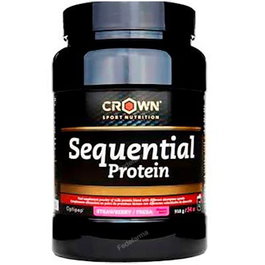 CROWN SPORT NUTRITION Sequential Protein Récupérateur Nocturne Fraise 918g