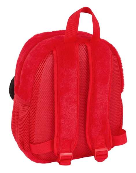 Safta Mochila Sac à Dos Peluche Mickey Mouse Jardin d'Enfants 22x27x10 cm, À Partir de 36 Mois