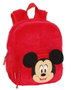 Safta Mochila Sac à Dos Peluche Mickey Mouse Jardin d'Enfants 22x27x10 cm, À Partir de 36 Mois