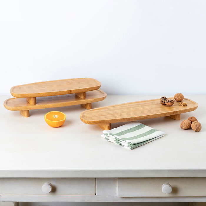 Bidasoa Plat de service Bambou 35x15,5x4,8 cm