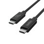 Belkin Câble USB4 USB-C vers USB-C 2m 240W 20Gbit/s INZ004bt2MBK Noir