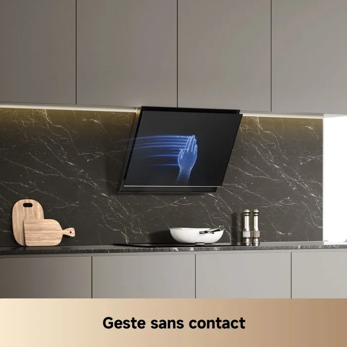 Dreame Z6000 Hotte inclinée de cuisine - 60 cm - noir