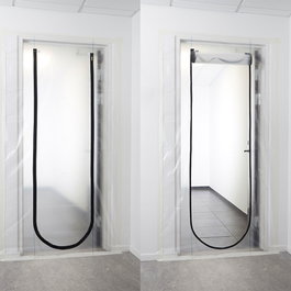 Probuilder Barrière contre la poussière pour porte, 220 x 110 cm