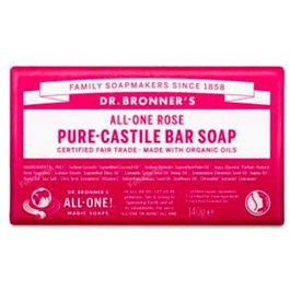 DR. BRONNER´S Savon en barre à la rose 140g