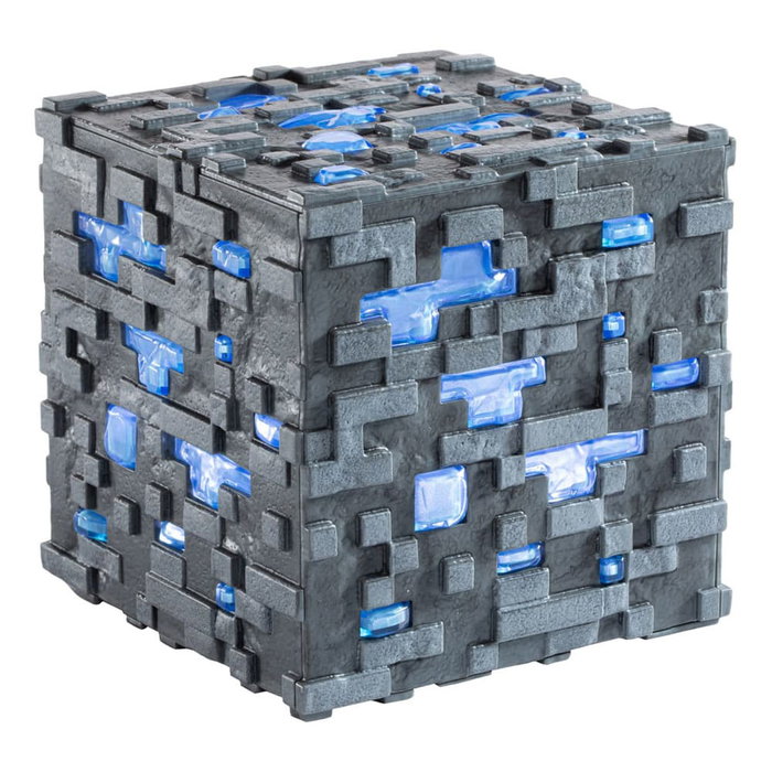Minecraft réplique Illuminating Diamond Ore Cube 10 cm Minecraft réplique Illuminating Diamond Ore Cube 10 cm