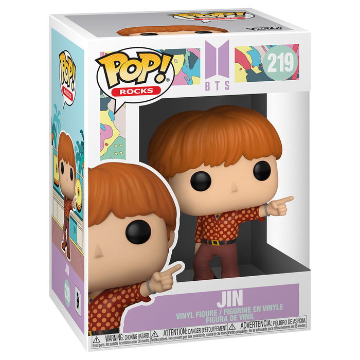 Funko Pop! Vinyl Figura BTS Dynamite Jin - 9 cm dans Boîte Collector avec Fenêtre