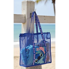 DISNEY - Sac de plage réversible Stitch, réglable et réversible (69x39x20cm)