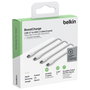 Belkin Pack de 2 câbles BoostCharge USB-C vers USB-C, 1m, Blanc