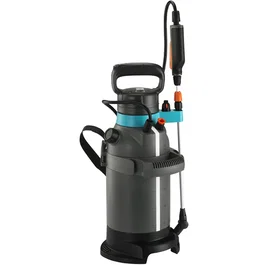 Gardena EasyPump - Pulvérisateur à pression sur batterie Li-ion 5 litres, avec lance télescopique, buse pliable et poignée ergonomique pour jardin