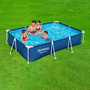 Bestway Steel Pro Kit Piscine hors sol tubulaire rectangulaire 300 x 201 x 66 cm