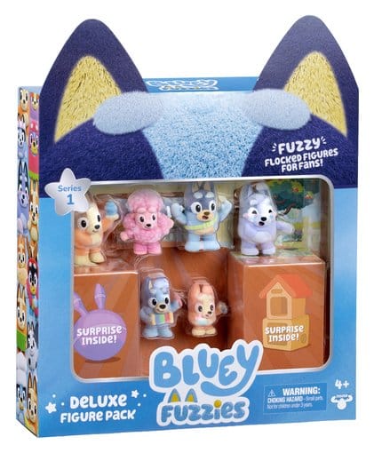 Bluey Fuzzies pack de figurines deluxe Bluey Fuzzies pack de figurines deluxe