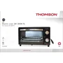 Thomson - Four électrique pour camion 24V 300W 9L avec minuterie et 3 modes de cuisson