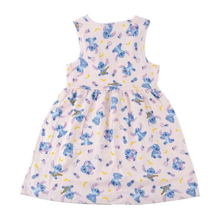 Robe Stitch Rose clair 7-8 ans