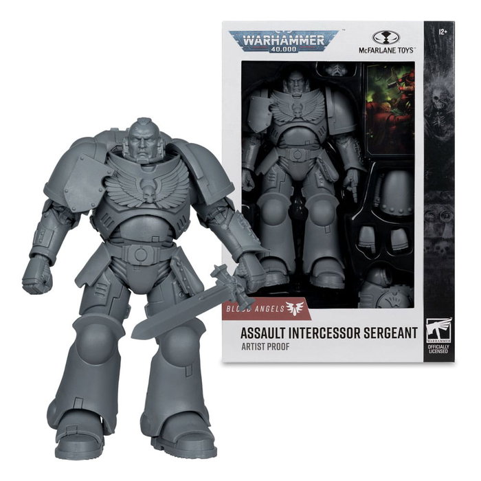 Warhammer 40,000 figurine Assault Intercessor Sergeant (Blood Angel) (Artist Proof) 18 cm