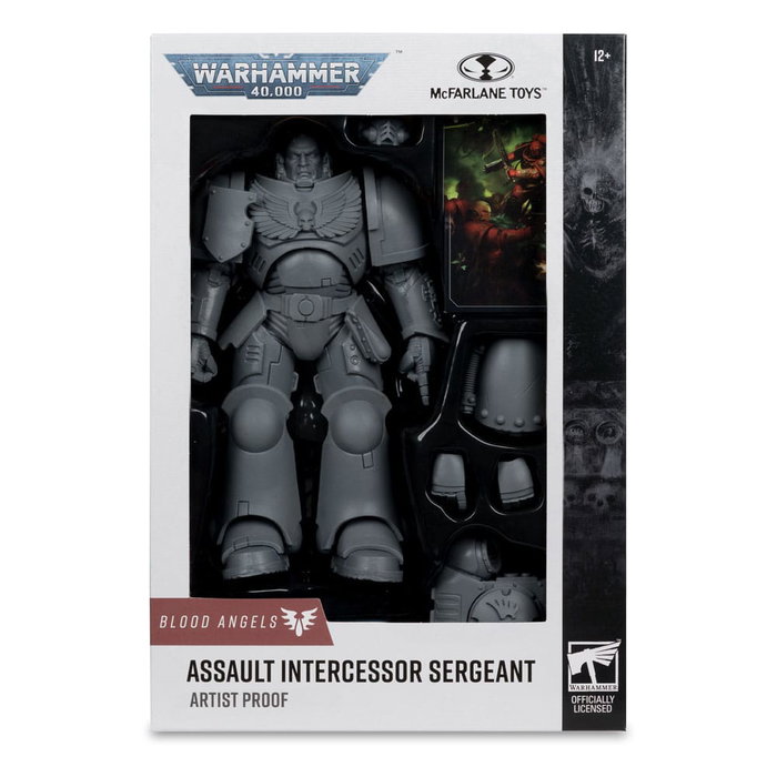 Warhammer 40,000 figurine Assault Intercessor Sergeant (Blood Angel) (Artist Proof) 18 cm