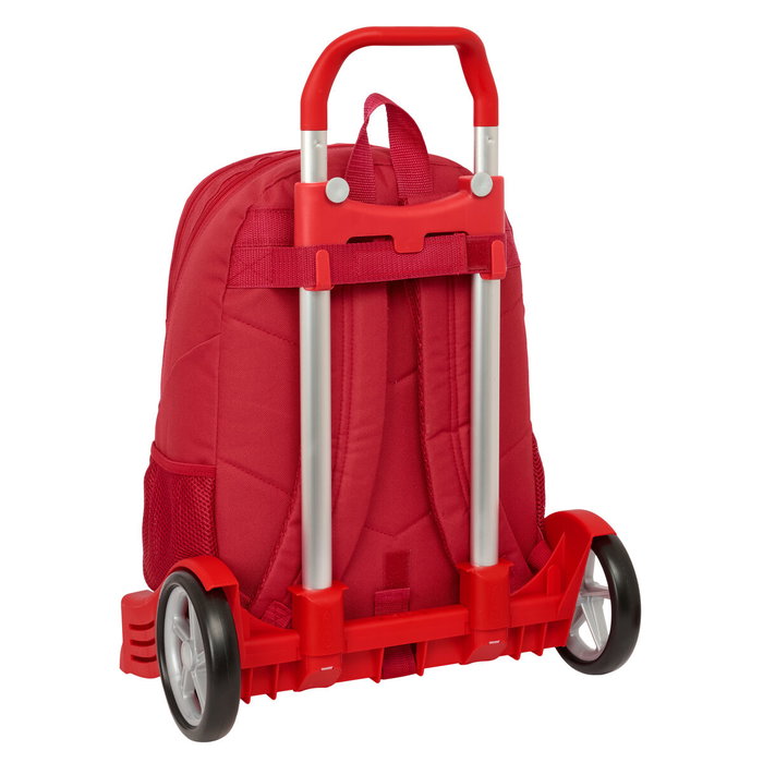 Cartable à roulettes Sevilla Fútbol Club Rouge 32 x 43 x 14 cm