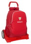 Safta Moch 665+Carro Evolution - Valise à roulettes imperméable pour enfant Sevilla FC, 32 x 43 x 14 cm