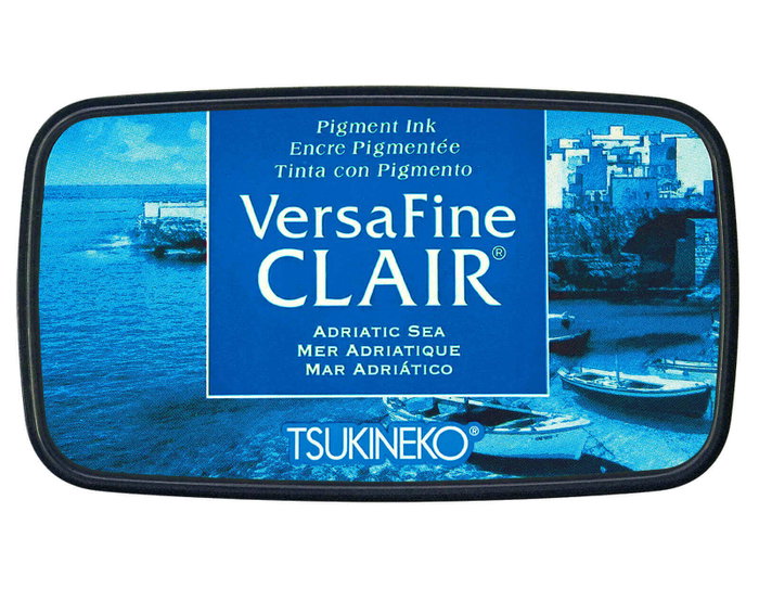 Tsukineko VERSAFINE Bleu Adriatic Sea 76x35mm Tsukineko VERSAFINE Bleu Adriatic Sea 76x35mm