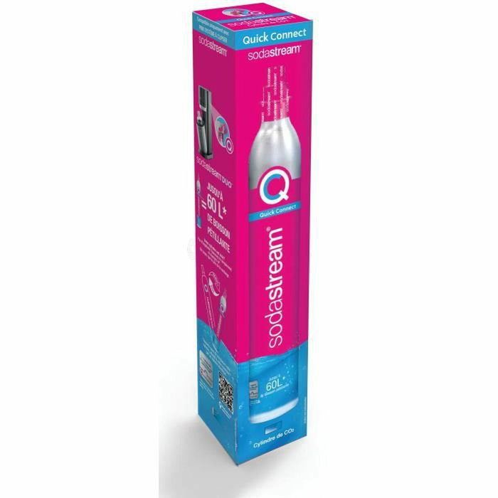 Sodastream Recharge de gaz Quick Connect Rose (60L) Sodastream Recharge de gaz Quick Connect Rose (60L)