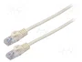 Lanberg Câble Ethernet Cat 6 U/UTP 5m Blanc RJ45