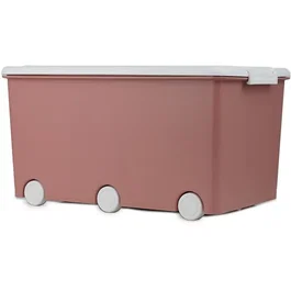 Thermobaby Coffre de rangement PLAYBOX Maxi Rose avec roulettes