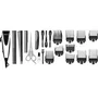 Wahl - Tondeuse à cheveux Home Pro sur secteur 230 V avec 8 sabots (3 à 25 mm), mallette, peignes et accessoires - Noir et Gris