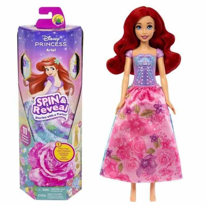 Mattel Disney Princess Poupée Ariel Spin & Reveal Mattel Disney Princess Poupée Ariel Spin & Reveal