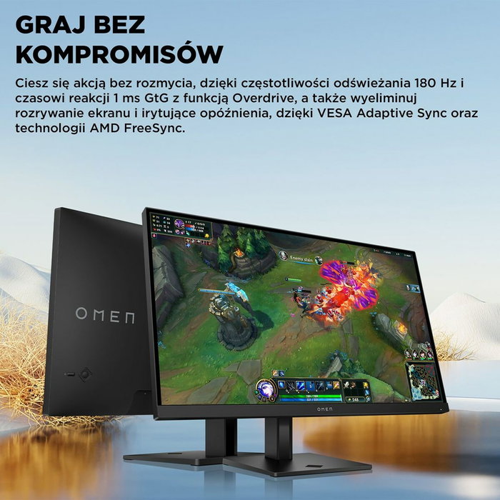 HP Monitor Gaming AV4H6E9#ABB Quad HD 27 pouces