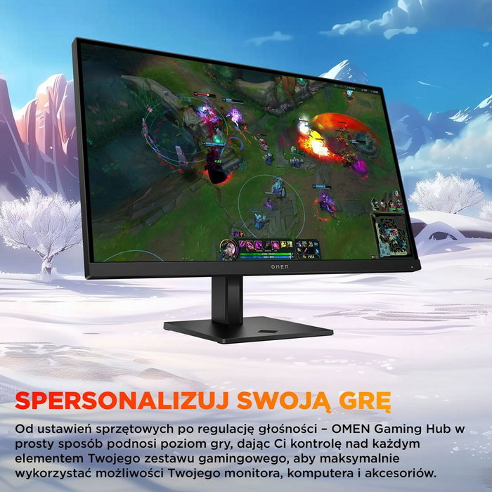 HP Monitor Gaming AV4H6E9#ABB Quad HD 27 pouces