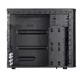 Fractal Design Boîtier PC Core 1100 FD-CA-CORE-1100-BL - Noir - Format Micro ATX et Mini ITX - USB 3.0 - Ventilateur 120mm Inclus