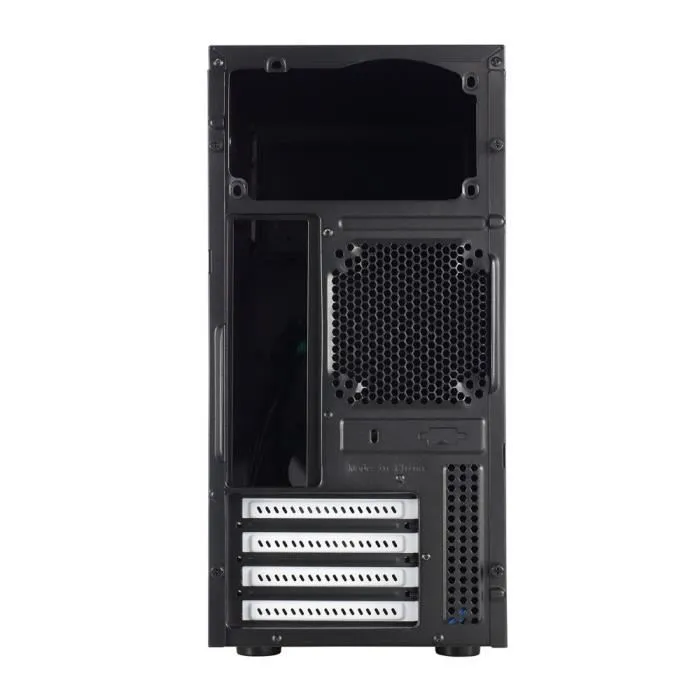 Fractal Design Boîtier PC Core 1100 FD-CA-CORE-1100-BL - Noir - Format Micro ATX et Mini ITX - USB 3.0 - Ventilateur 120mm Inclus