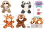 Huggees Peluche Beverly Hills 28 cm - Modèles assortis - Peluche en polyester pour enfants et adultes