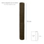 SATURNIA Filet d'ombrage marron rouleau 100 mètres 1,5 m de large