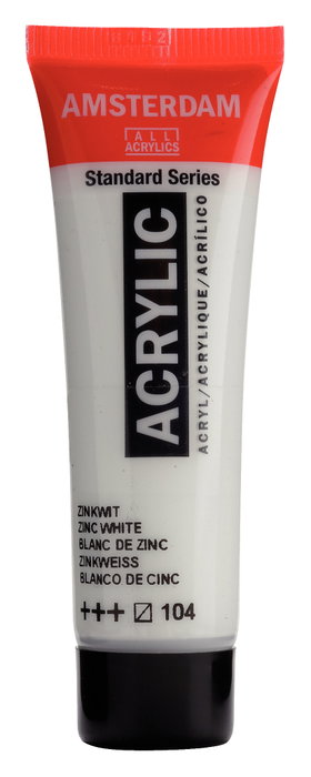 Amsterdam Standard Series Peinture Acrylique Blanc de Zinc 20 ml Amsterdam Standard Series Peinture Acrylique Blanc de Zinc 20 ml