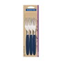 Tramontina Fourchette de table Ipanema bleu 19,1 cm, 3 pièces