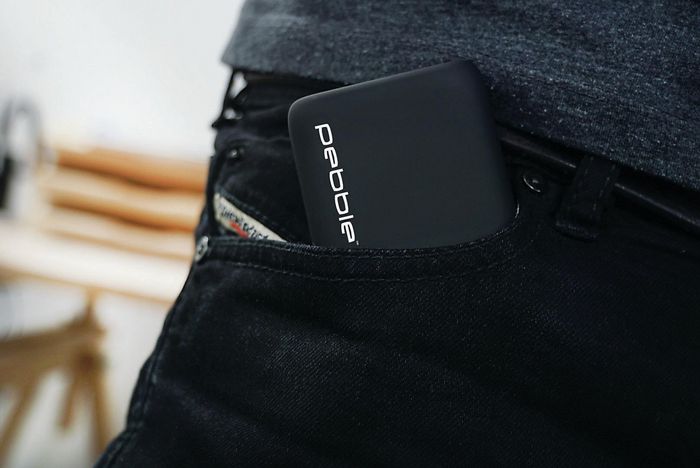 Veho Pebble PZ-10 Power Bank 10000mAh avec Ports USB-C PD et USB-A, Poche de Transport Incluse
