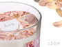 Acorde Bougie Verre Couvercle Doré Citron Vert & Fleur d'Oranger 12x8x12cm (Set de 6)