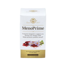 Solgar Meno Prime 30Gélules Végétales Complément Alimentaire Soutien Ménopause