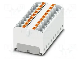 PHOENIX CONTACT PTFIX 18X4 WH Connecteur pour rail 32A 450V