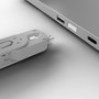 Lindy Bloqueur de port USB Pack de 4 - Blanc - Bloqueur physique pour port USB Type A avec clé de sécurité