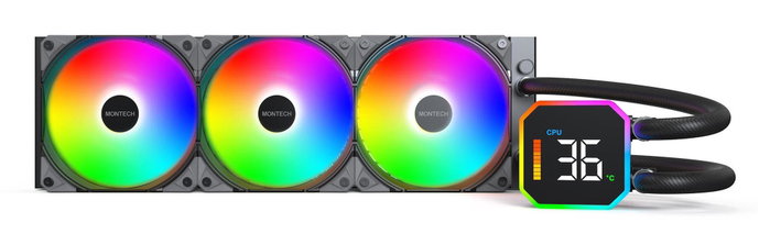 Montech HyperFlow Digital 360 Black XL