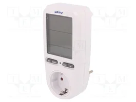 ORNO Voltmètre et calculateur d'énergie LCD Schuko OR-WAT-435