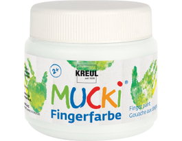 Kreul Pintura de dedos MUCKI blanco 150ml