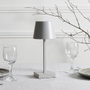 Home Deco Factory Lampe LED Tactile Gris Argenté