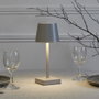 Home Deco Factory Lampe LED Tactile Gris Argenté