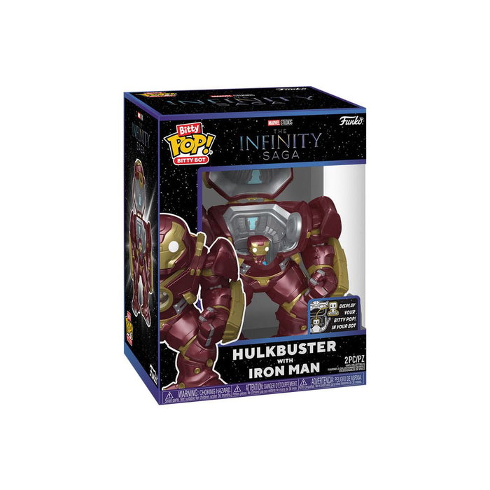 Funko Bitty POP! Bots Hulkbuster avec Iron Man